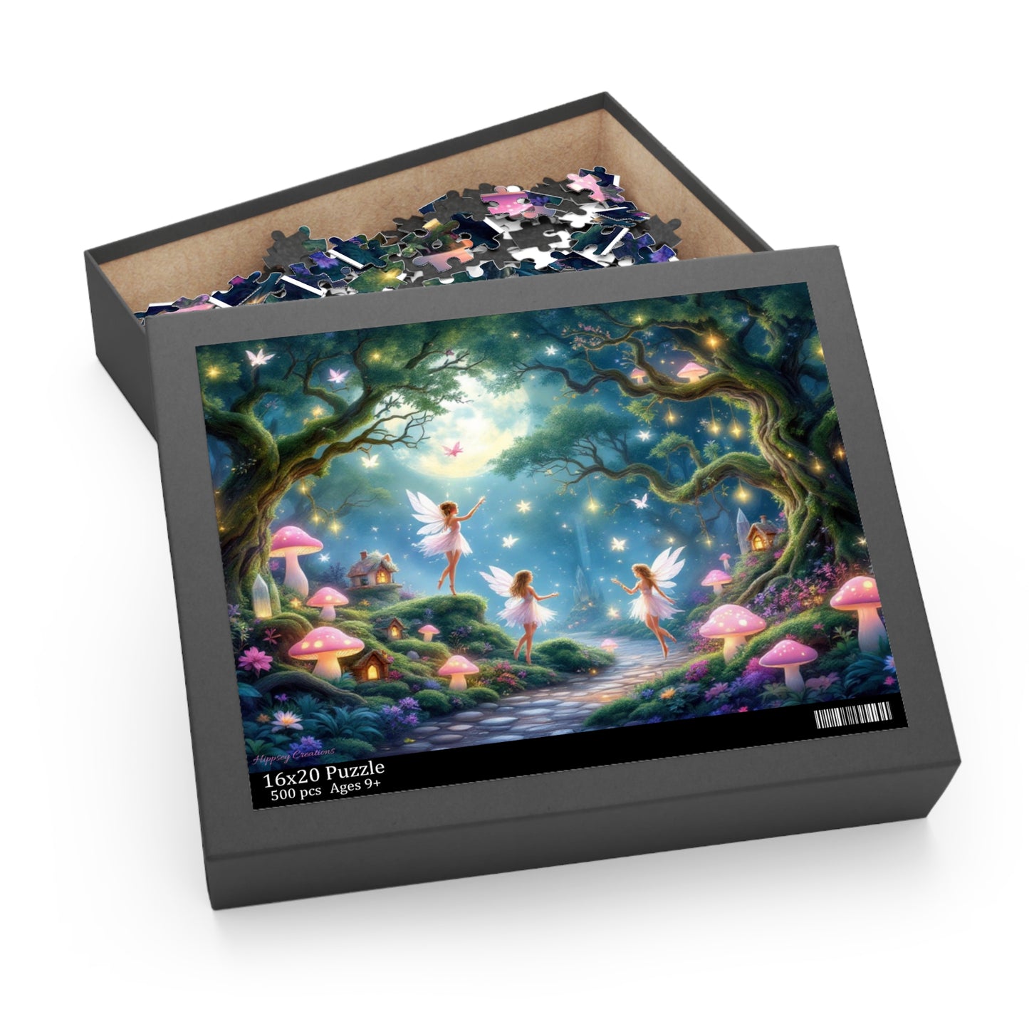 Fairy Garden Puzzle | 120-500 Pieces | Hippsey Creations