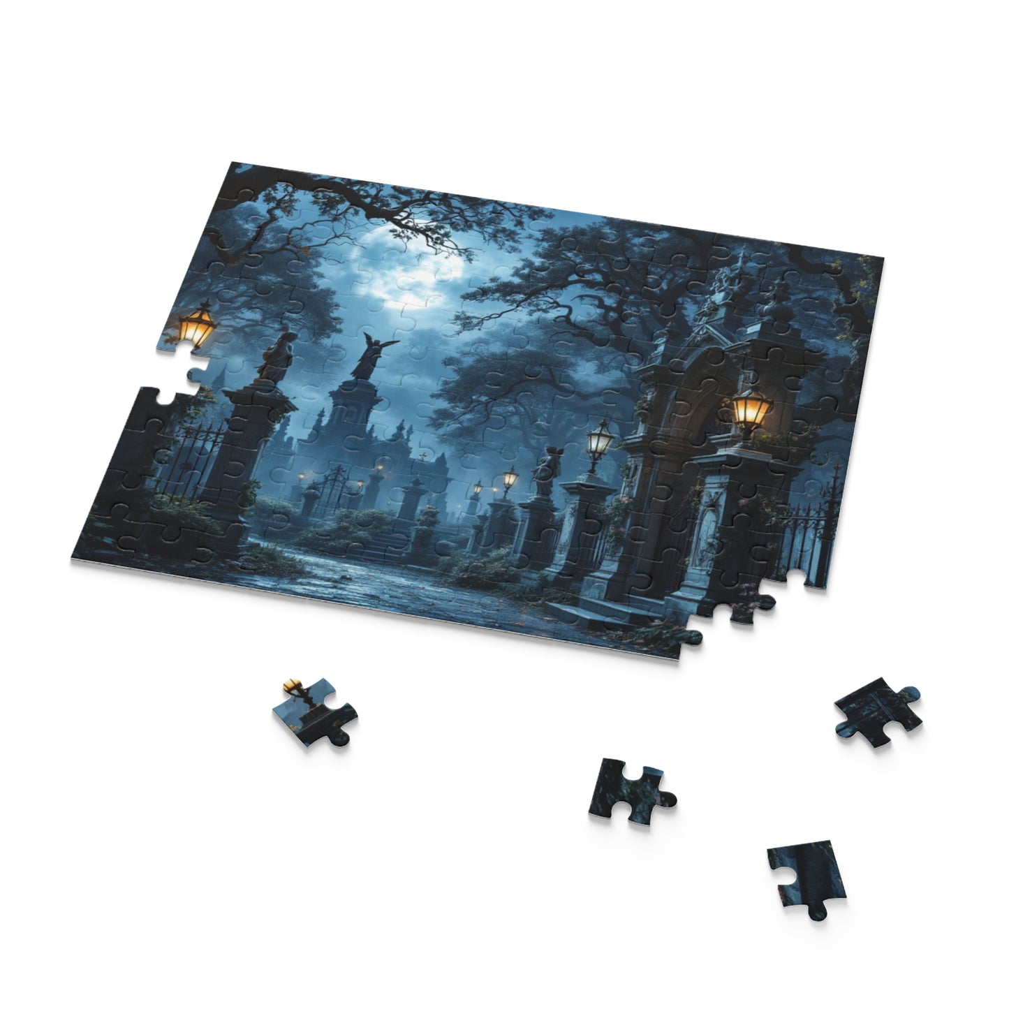 Moonlit Memorial Puzzle | 120-500 Pieces | Hippsey Creations