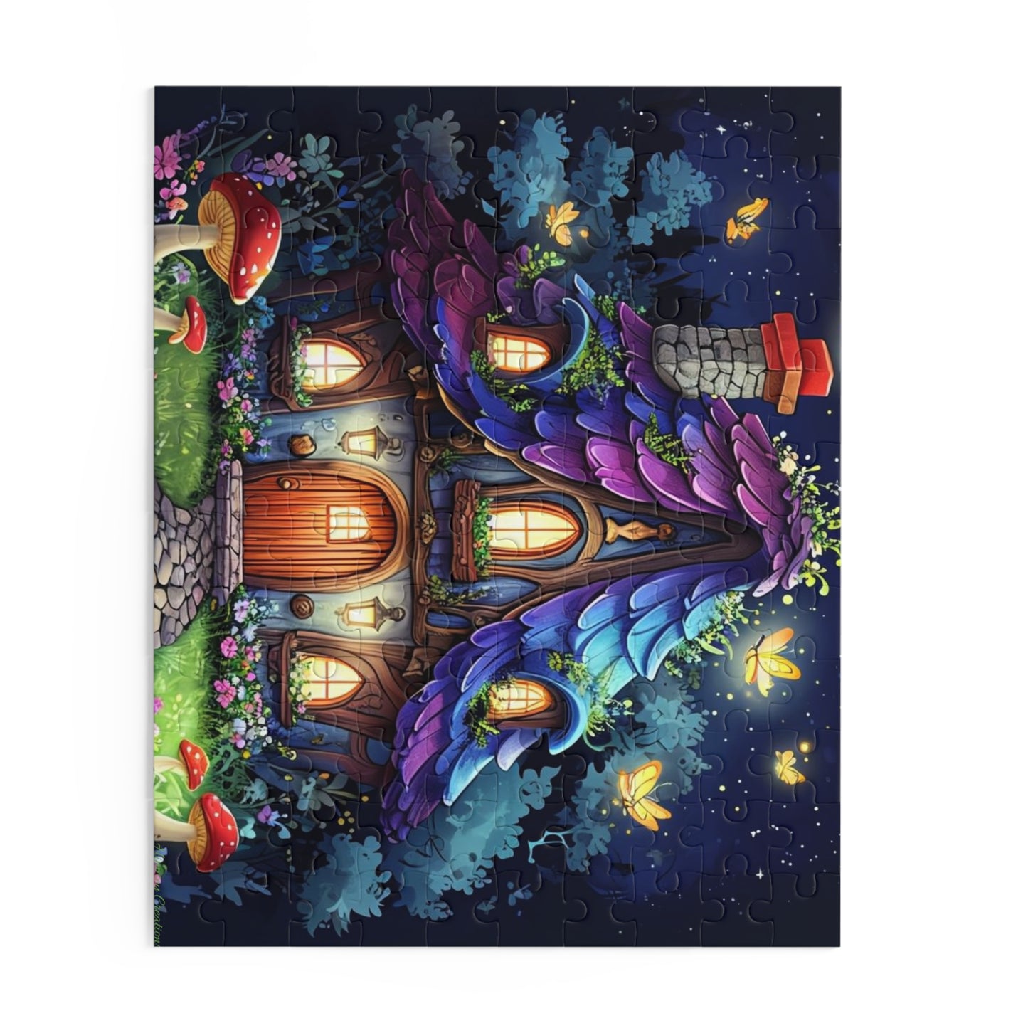 Whimsical Cottage Puzzle | 120-500 Pieces | Hippsey Creations