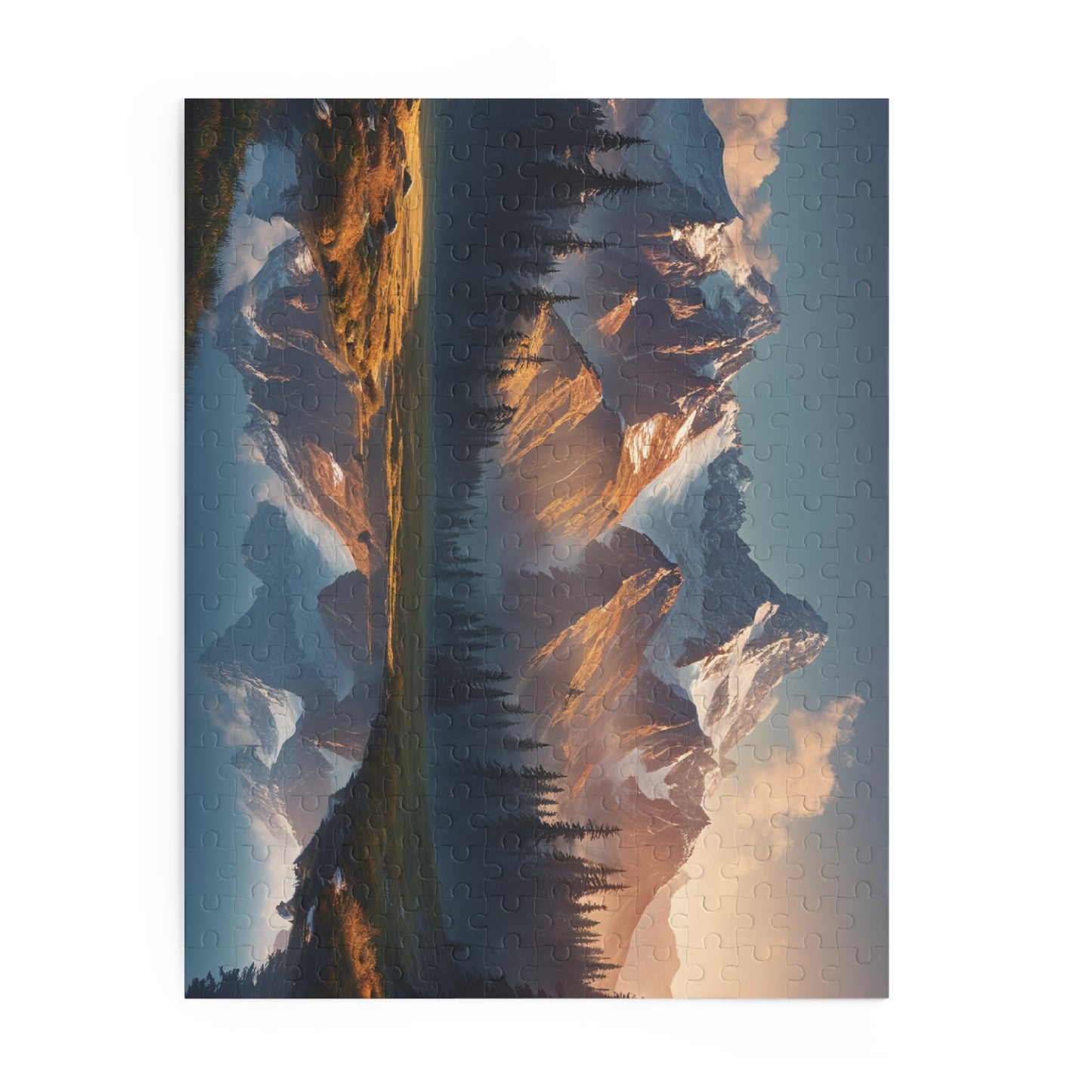 Majestic Mountain Puzzle | 120-500 Pieces | Hippsey Creations