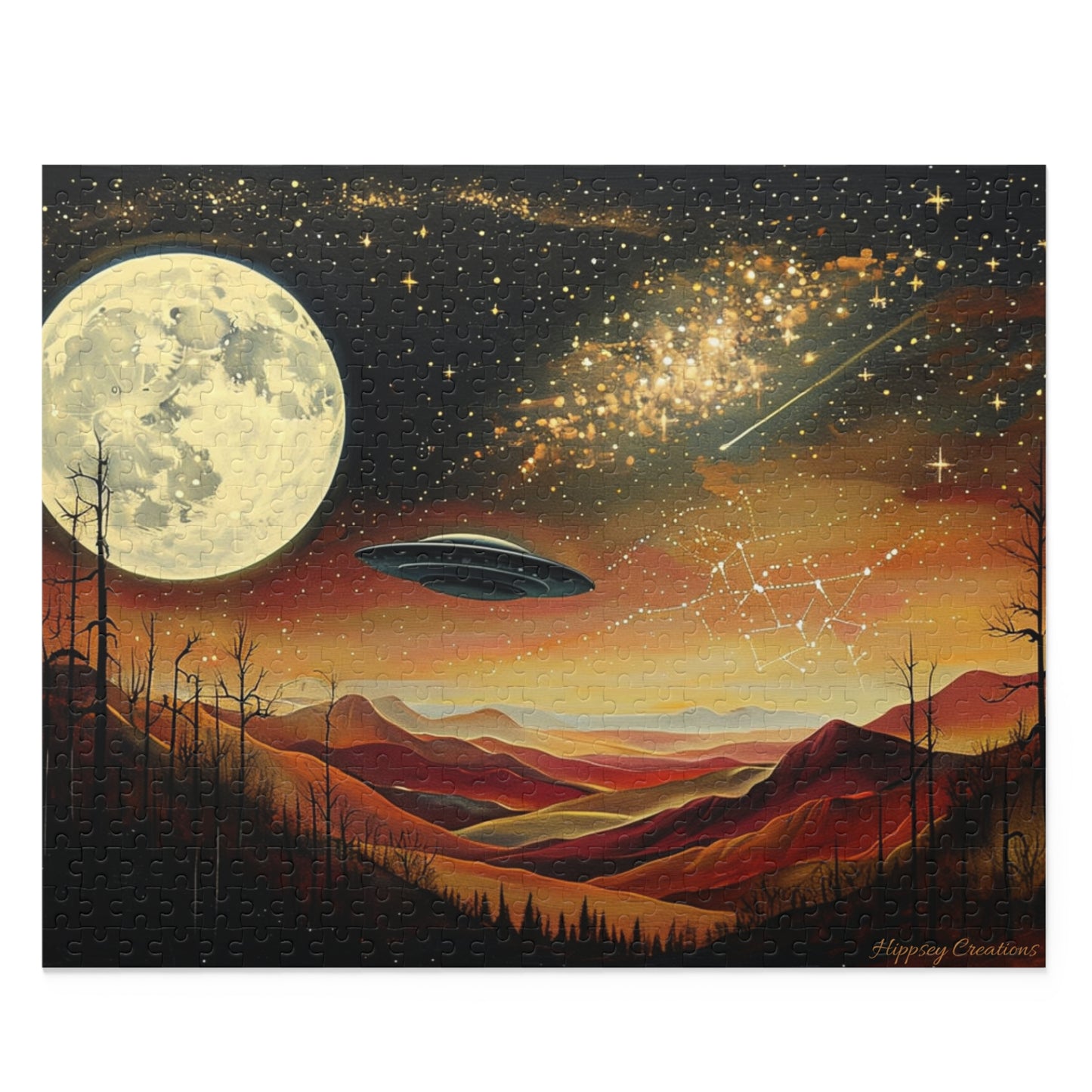 Cosmic Night Puzzle | 120-500 Pieces | Hippsey Creations