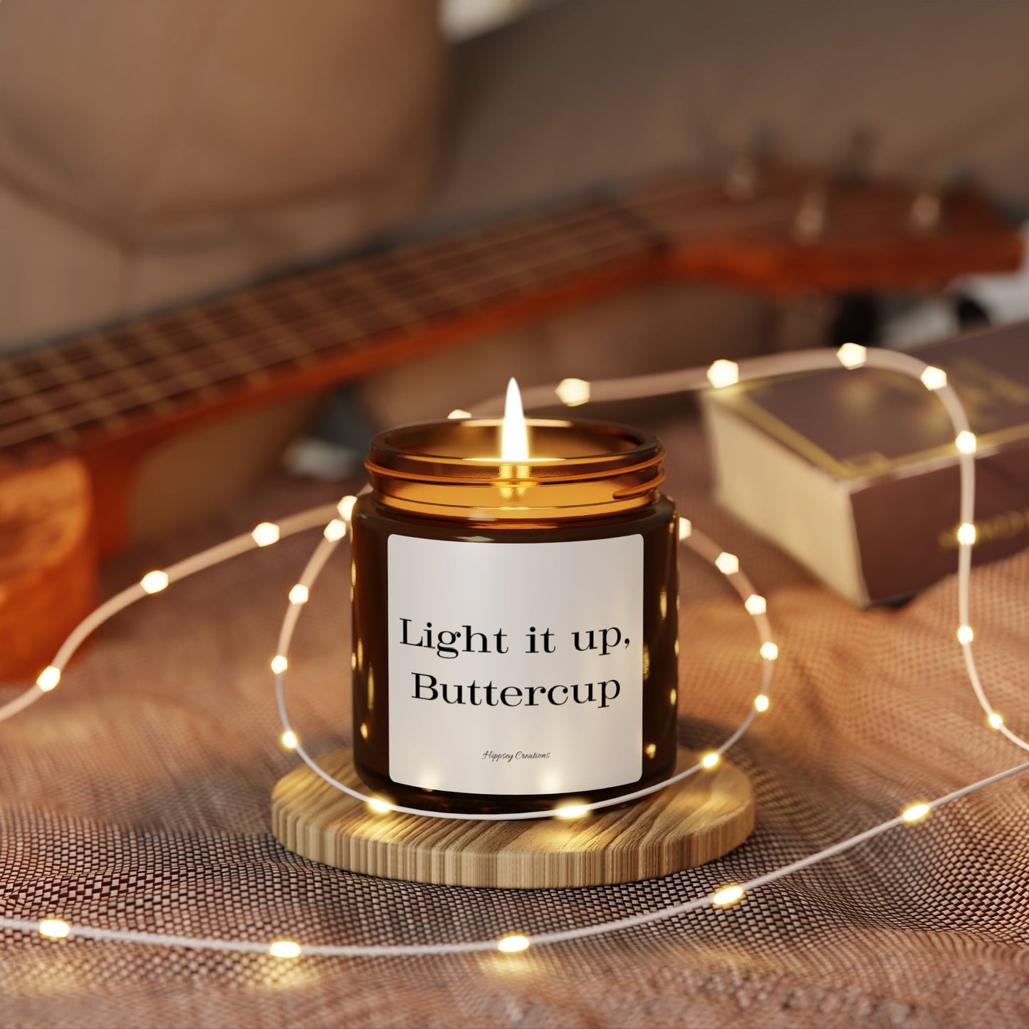 Sassy Confidence Soy Candle | 4oz & 9oz Amber Glass | Hippsey Creations