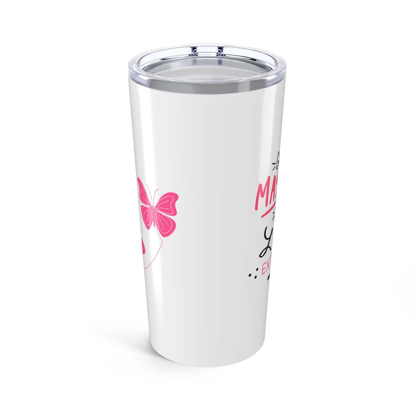 Pink Glam Studio Goodbye Mascara Tumbler | 20oz Stainless Steel | Hippsey CreationsExtensions 20oz Tumbler