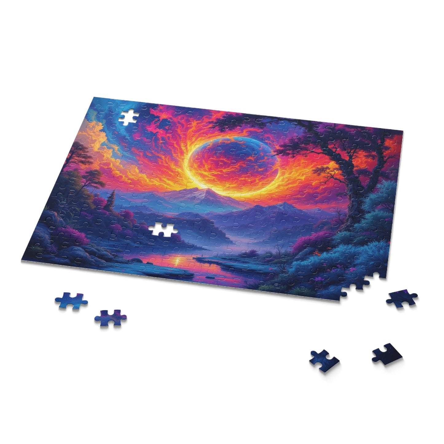 Vibrant Sunset Puzzle | 120-500 Pieces | Hippsey Creations