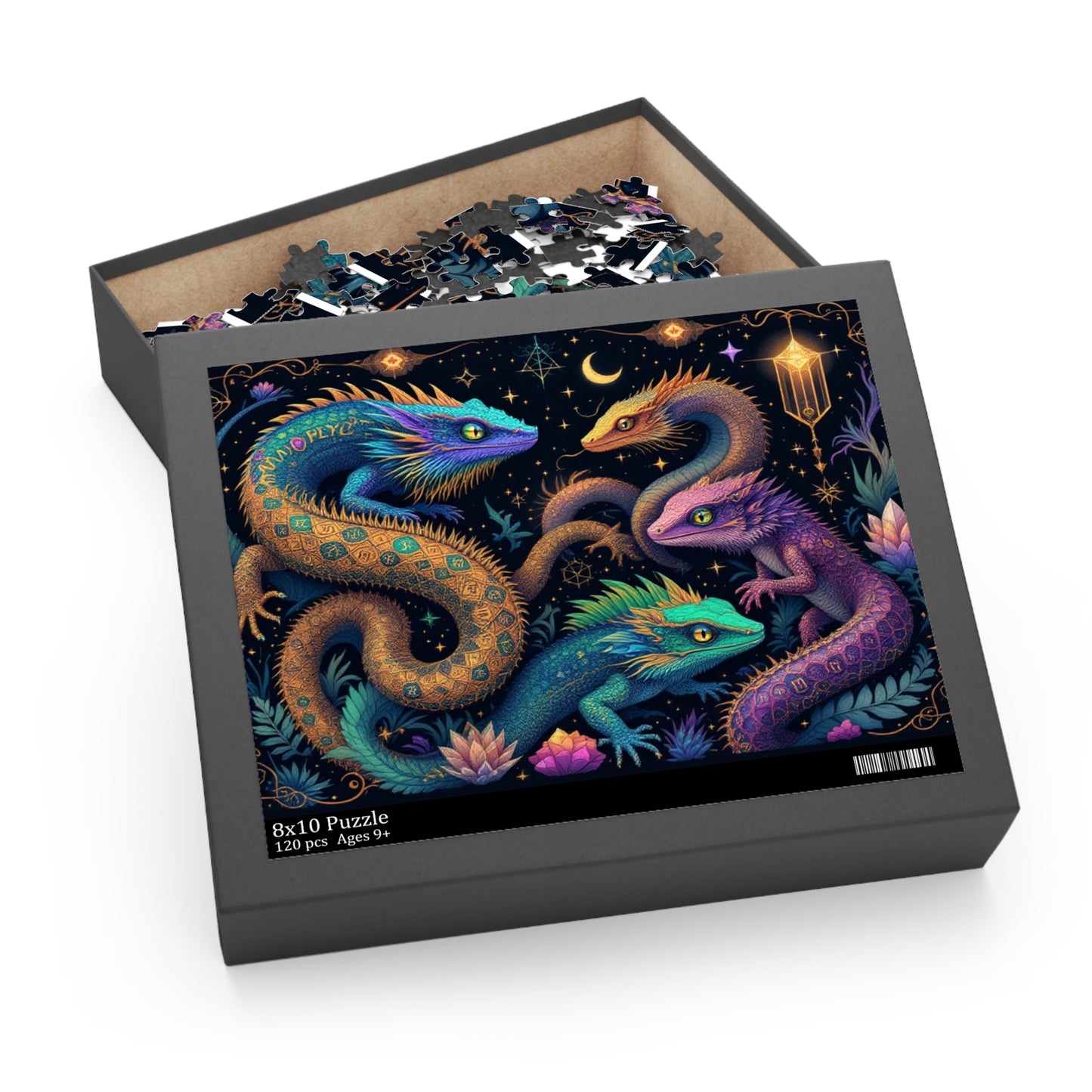 Mystic Lizard Legacy Puzzle | 120-500 Pieces | Hippsey Creations