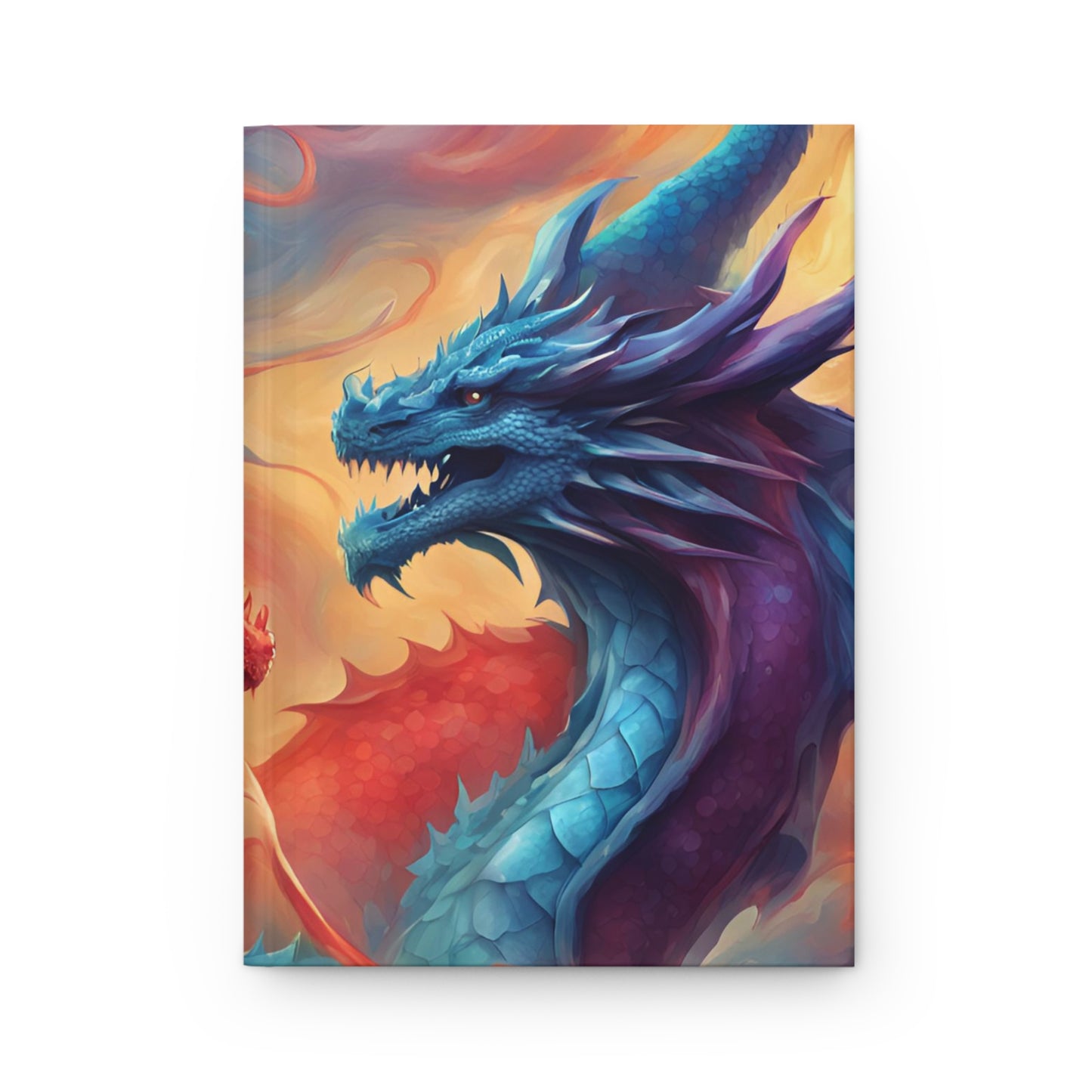 Dragon Dreams Hardcover Journal – 5.75x8 Lined Pages, Enchanted Dragon Design