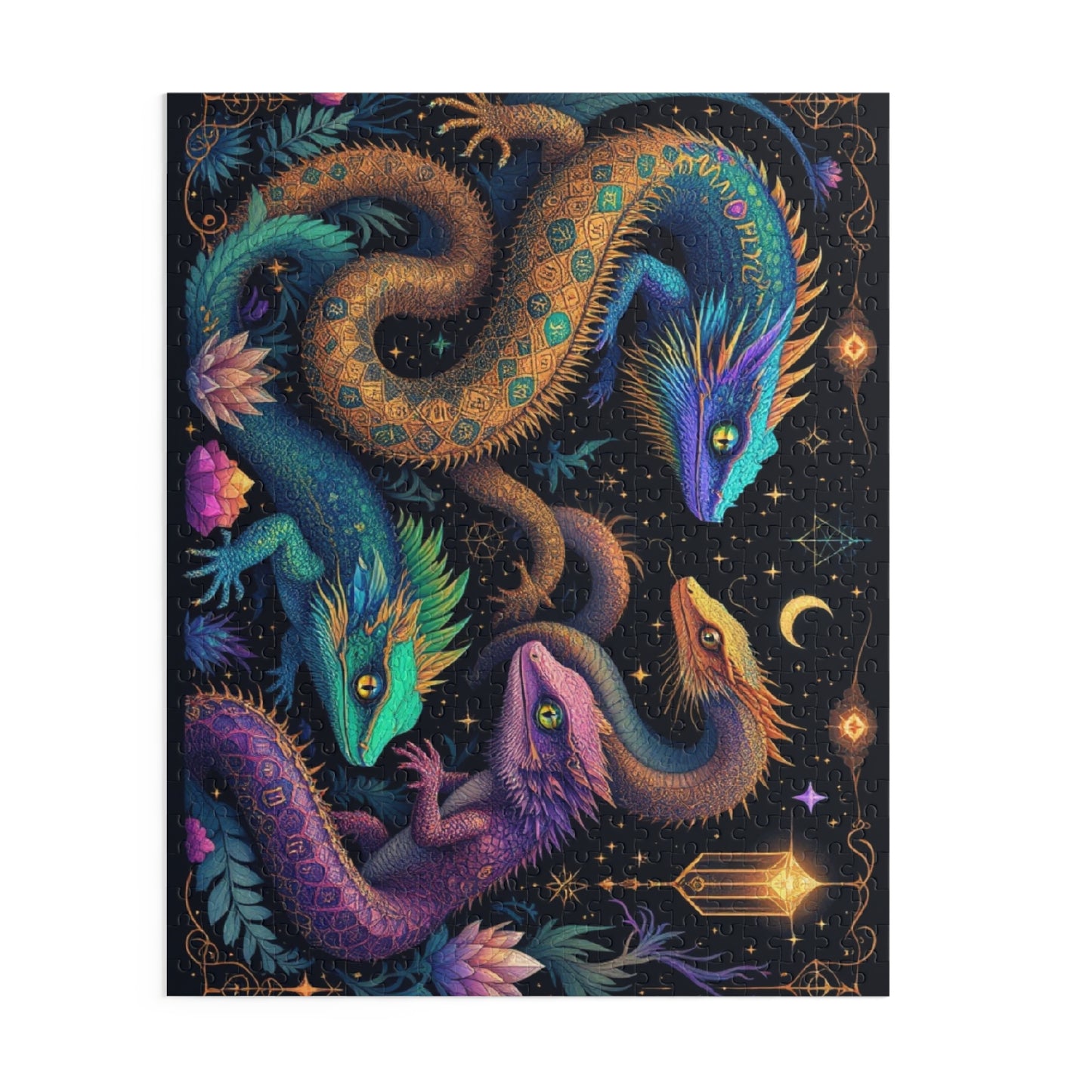 Mystic Lizard Legacy Puzzle | 120-500 Pieces | Hippsey Creations