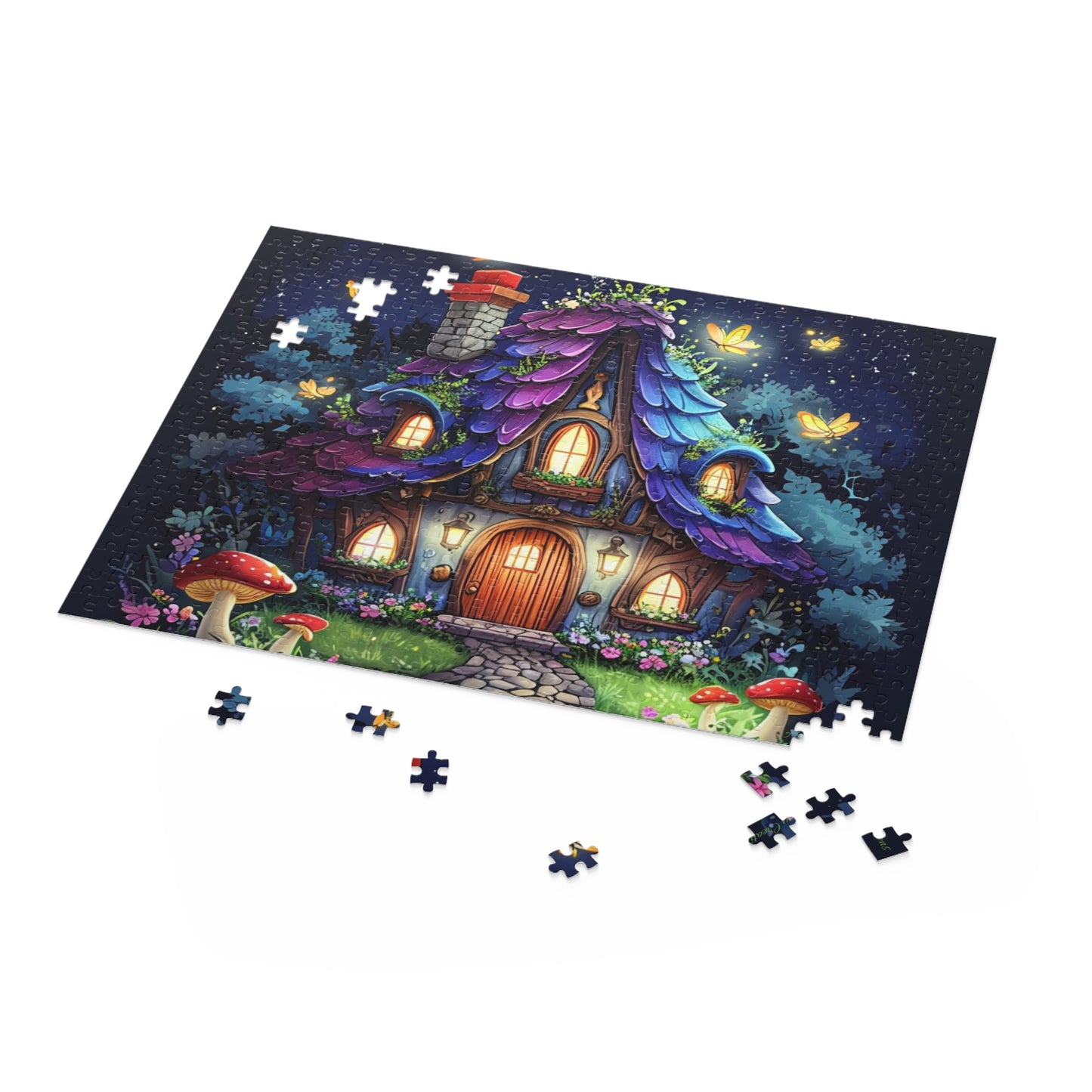 Whimsical Cottage Puzzle | 120-500 Pieces | Hippsey Creations