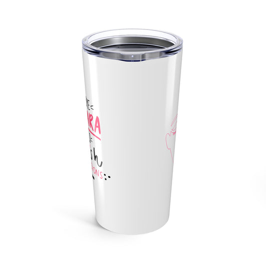 Pink Glam Studio Goodbye Mascara Tumbler | 20oz Stainless Steel | Hippsey CreationsExtensions 20oz Tumbler