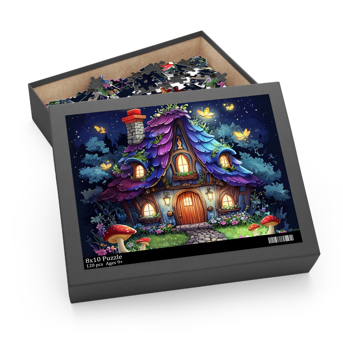 Whimsical Cottage Puzzle | 120-500 Pieces | Hippsey Creations