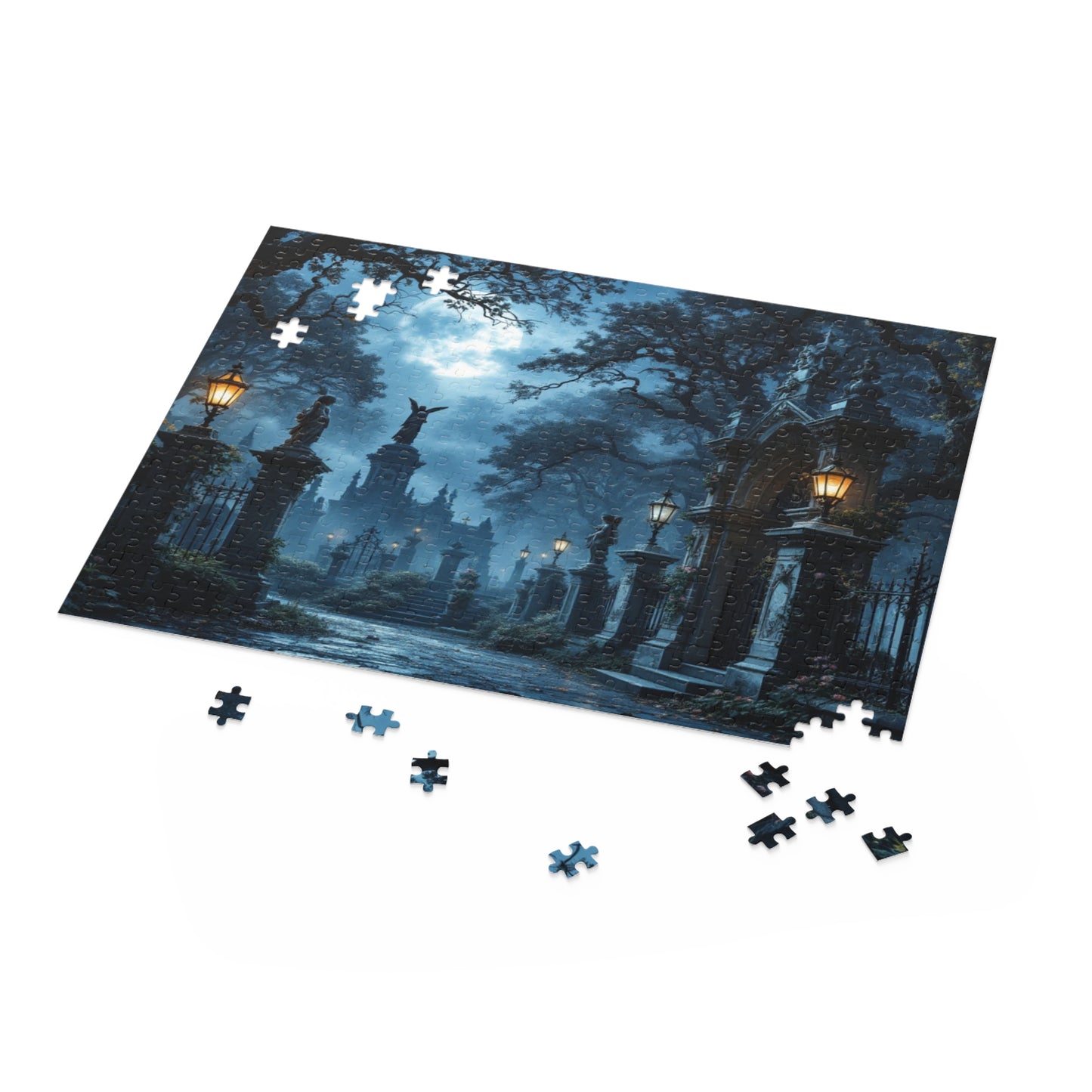 Moonlit Memorial Puzzle | 120-500 Pieces | Hippsey Creations