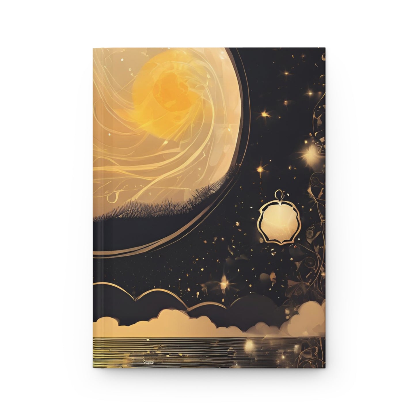 Moonlit Sonata Hardcover Journal - Hippsey Creations
