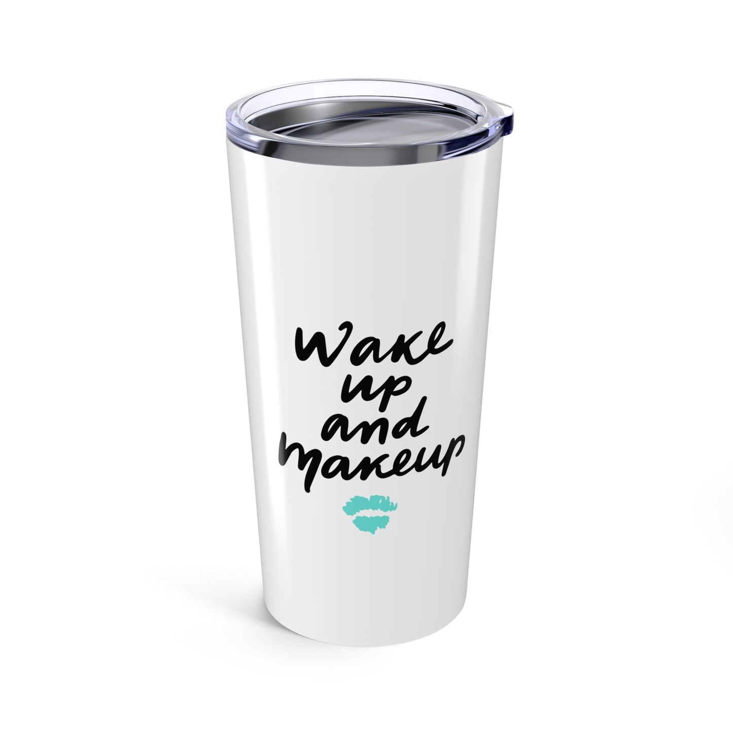 Spa Teal Luxe Wake Up and Make Up Tumbler | 20oz Stainless Steel | Hippsey Creations