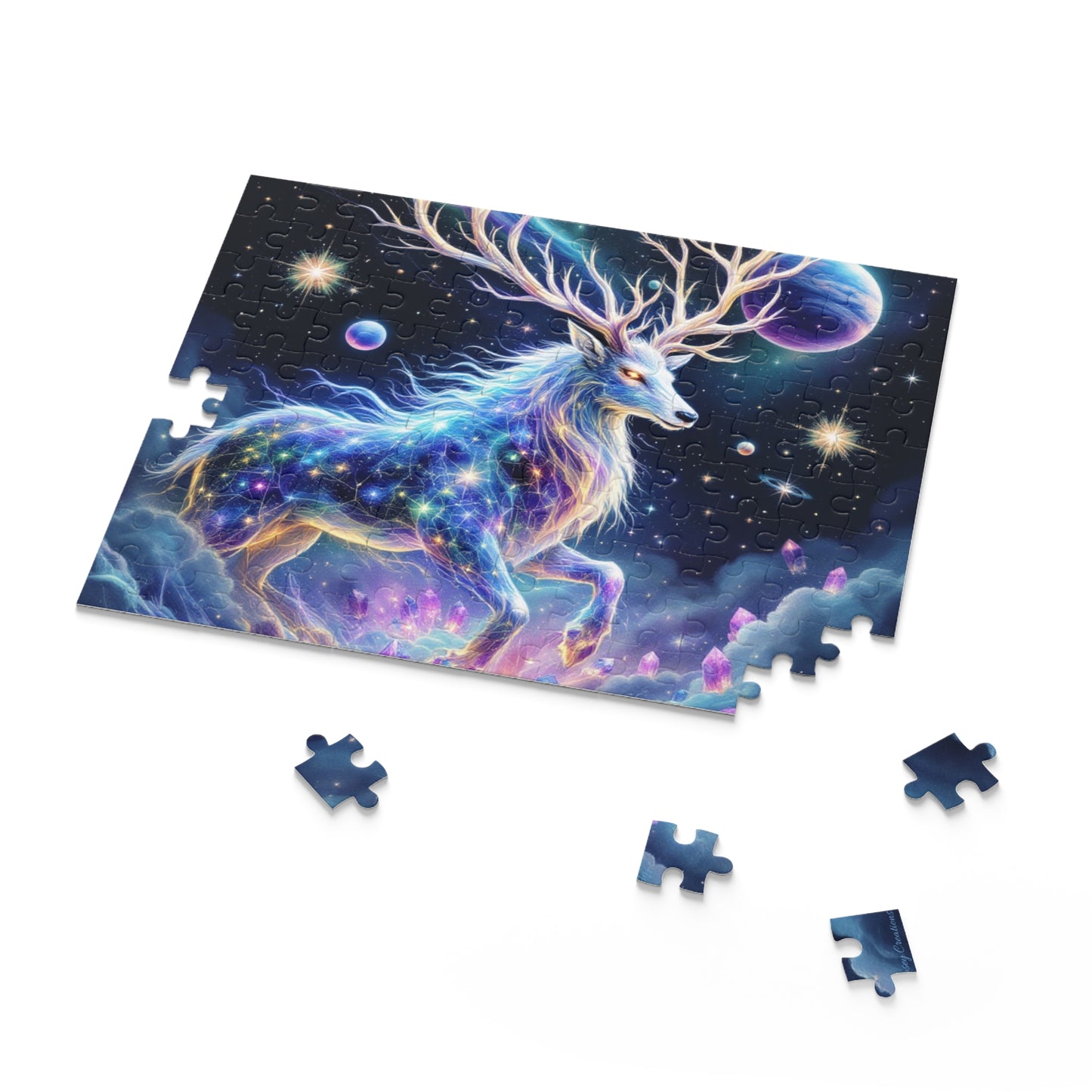 Cosmic Stag Puzzle | 120-500 Pieces | Hippsey Creations