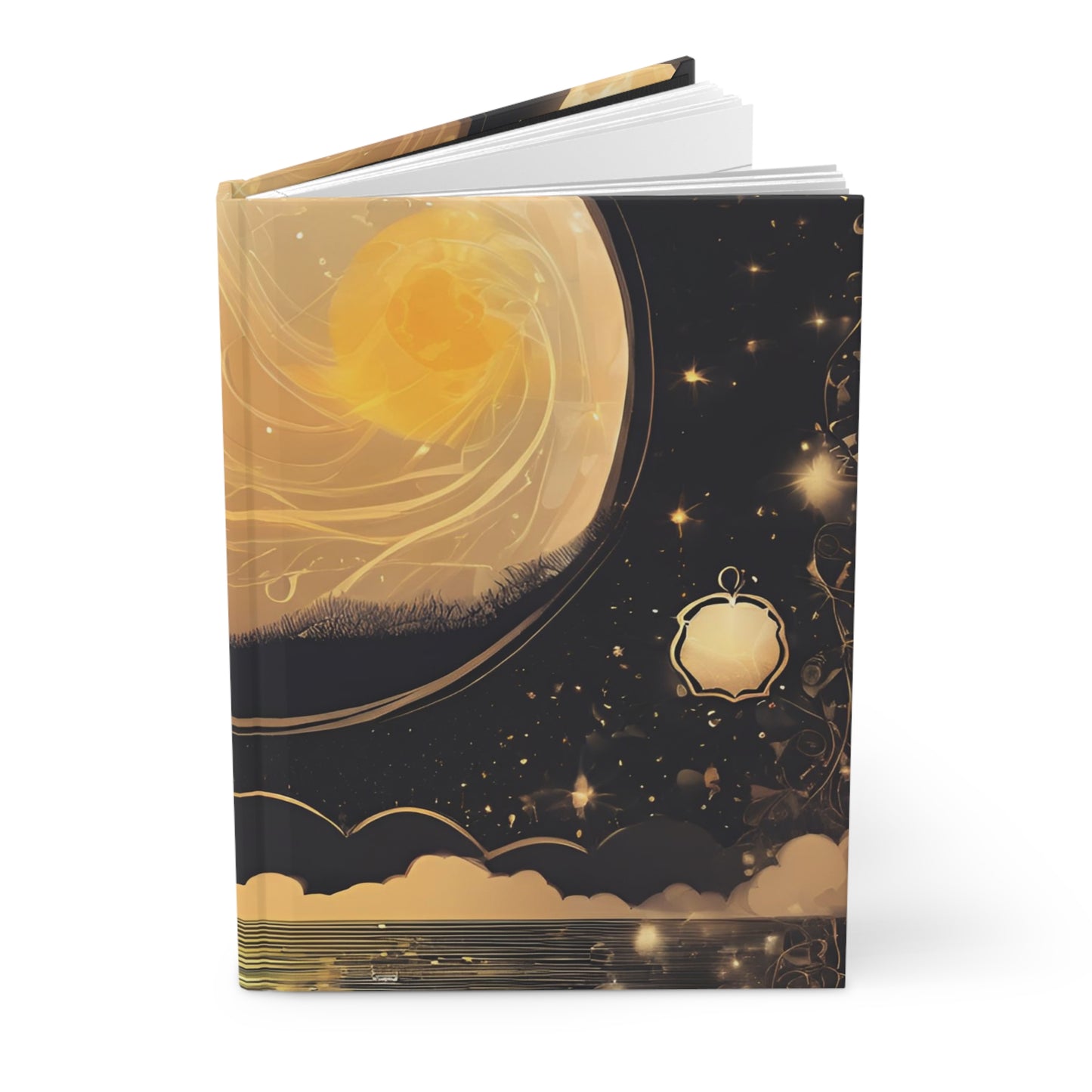 Moonlit Sonata Hardcover Journal - Hippsey Creations