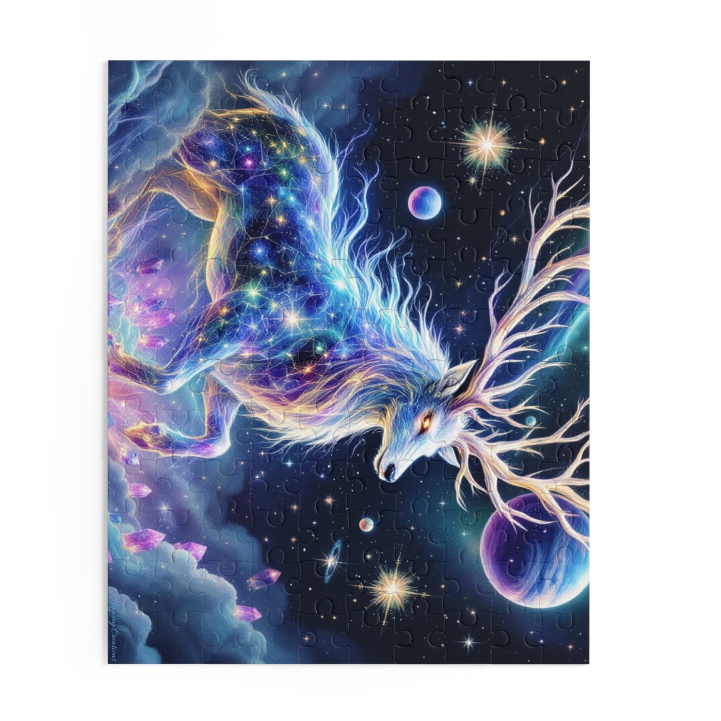Cosmic Stag Puzzle | 120-500 Pieces | Hippsey Creations