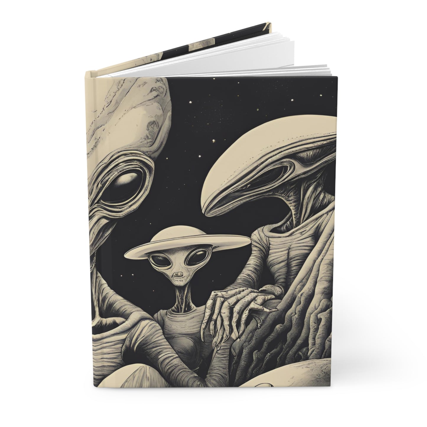 Cosmic Encounters Hardcover Journal | 5x8 150 Pages | Hippsey Creations