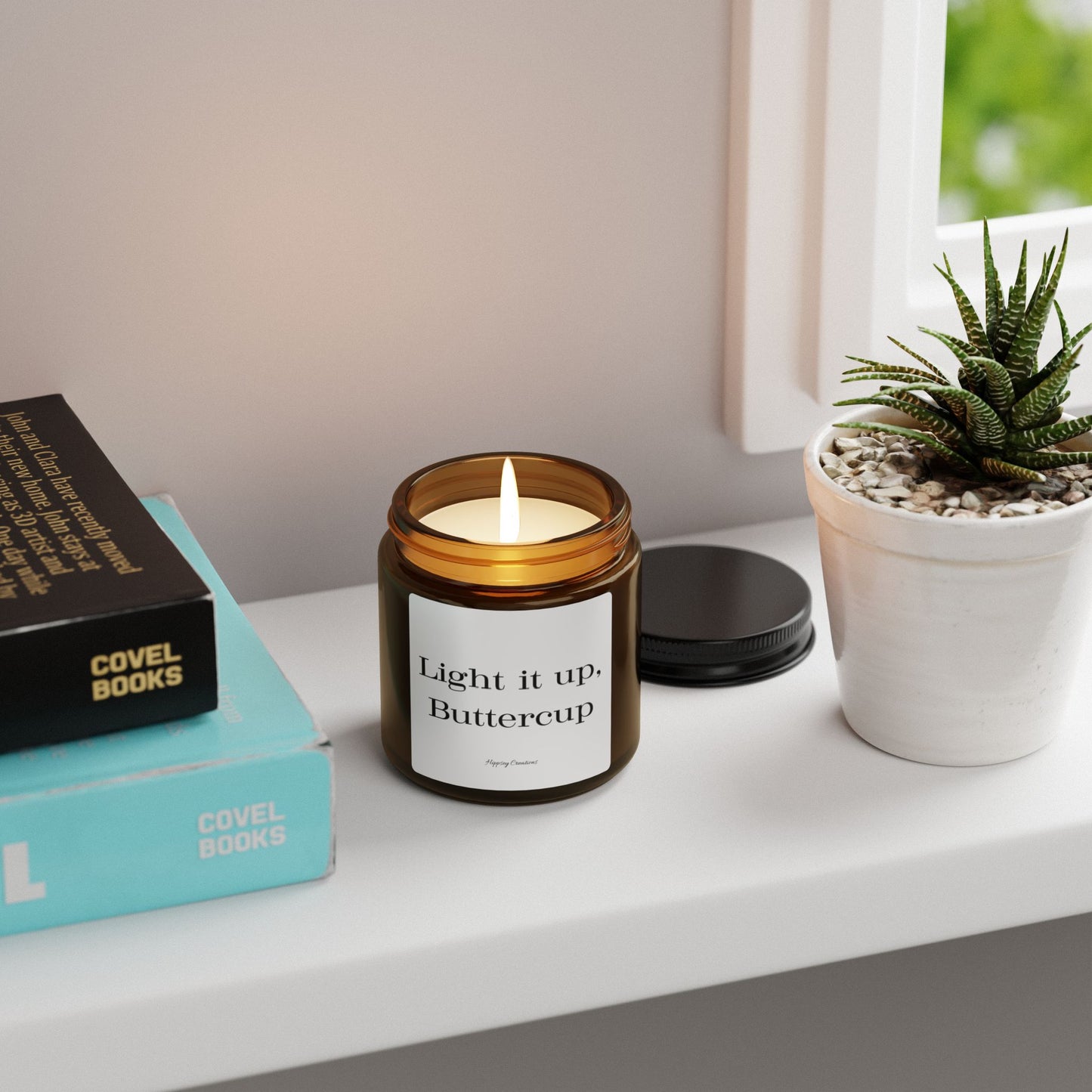 Sassy Confidence Soy Candle | 4oz & 9oz Amber Glass | Hippsey Creations