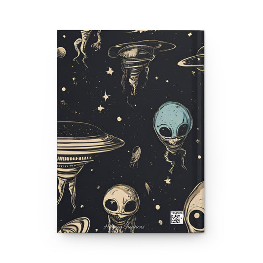 Extraterrestrial Expedition Hardcover Journal | 5x8 150 Pages | Hippsey Creations