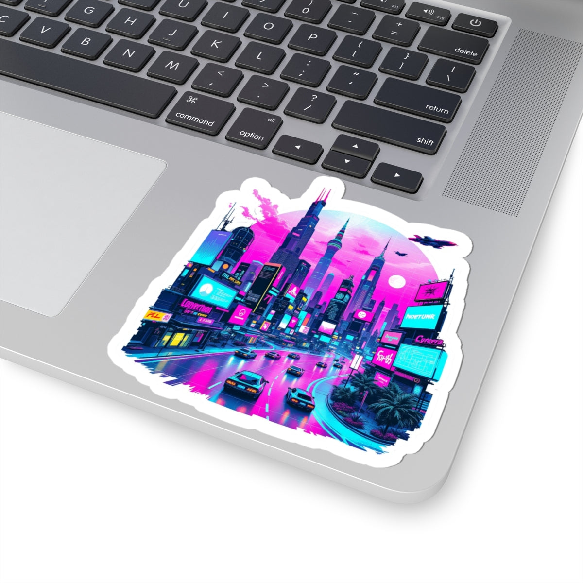 Neon Metropolis Sticker | Kiss-Cut Design | Hippsey Creations