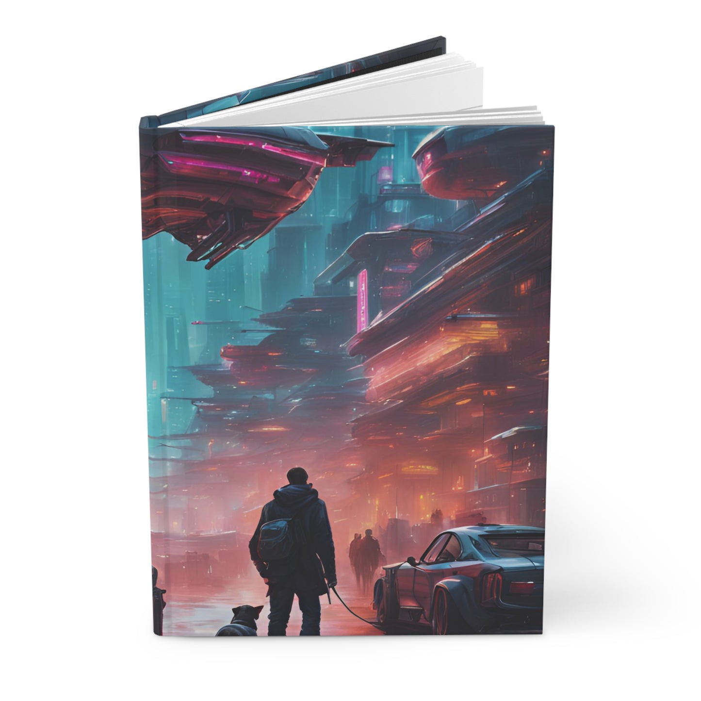 Neon Noir Hardcover Journal | 5x8 150 Pages | Hippsey CreationsDesign