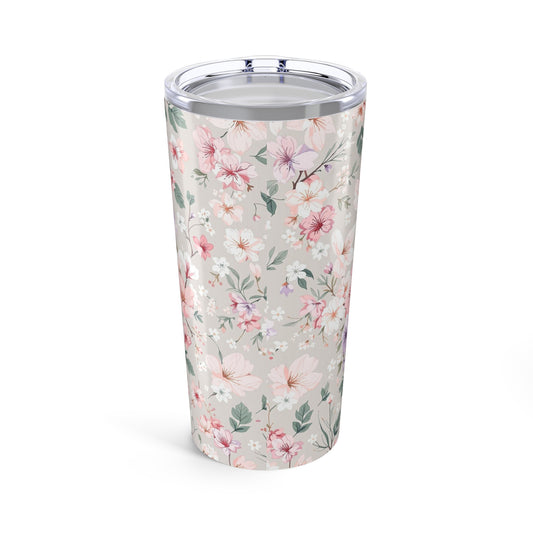 Botanical Blooms Tumbler | 20oz Stainless Steel | Hippsey Creations