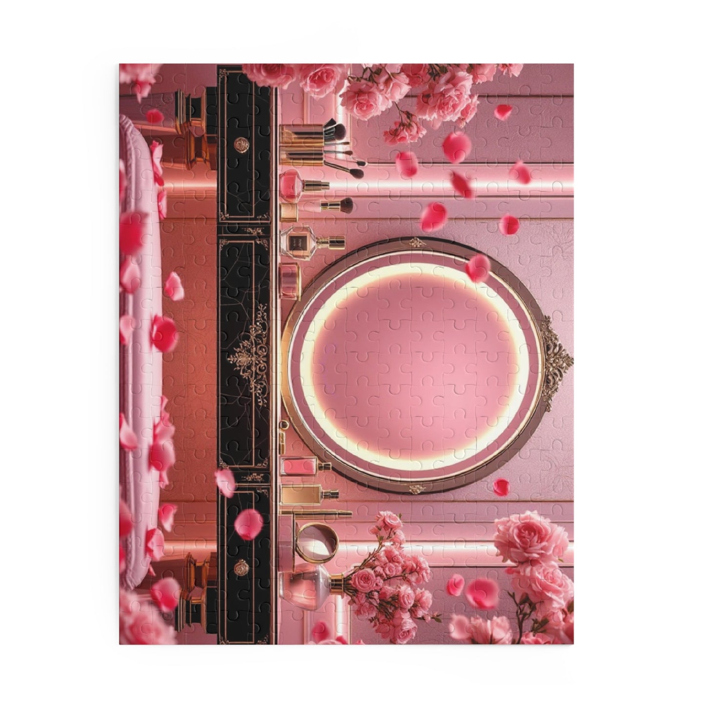 Elegant Floral Beauty Puzzle | 120-500 Pieces | Hippsey Creations