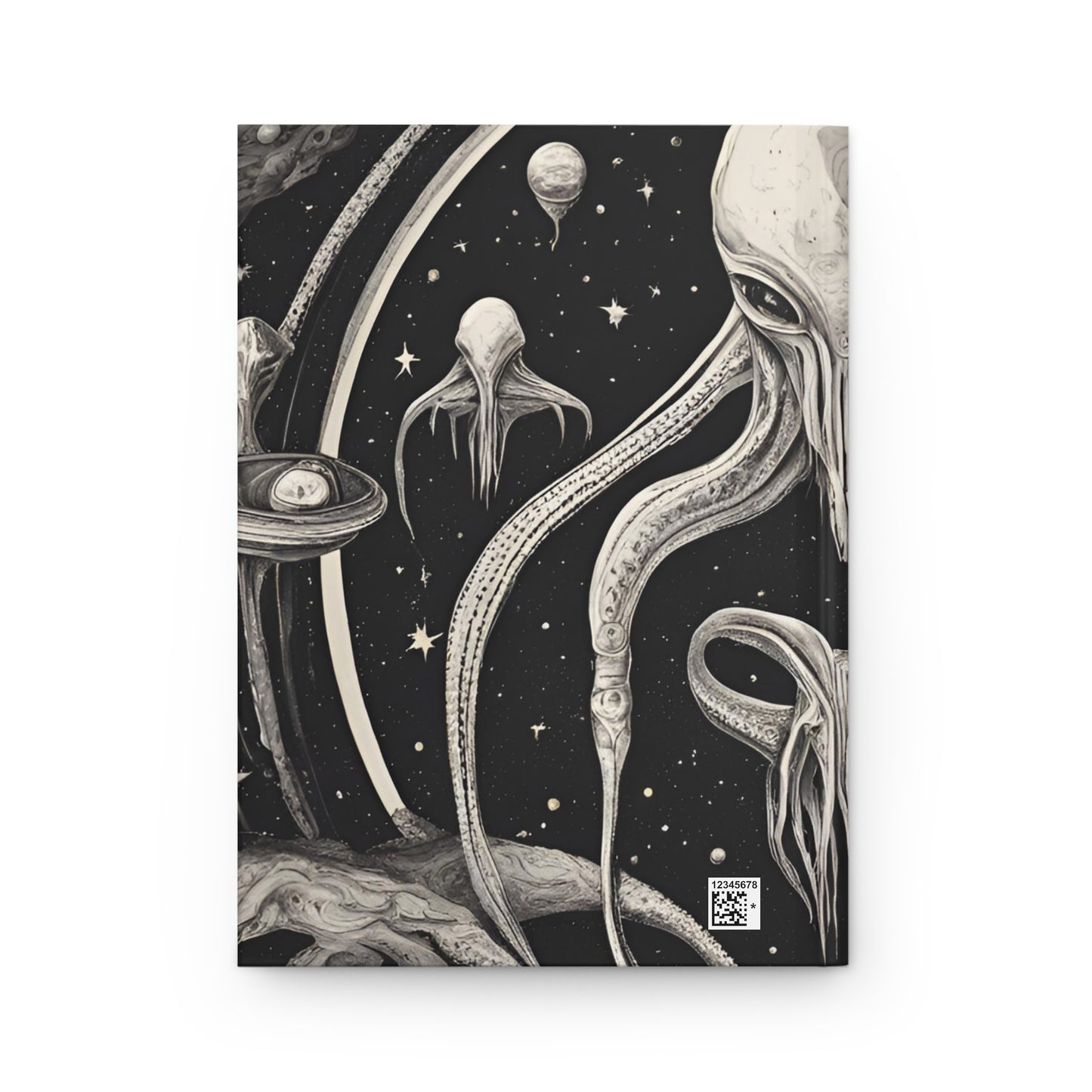 Astro Adventurer Journal – 5x8 Lined Pages, Cosmic Alien Design
