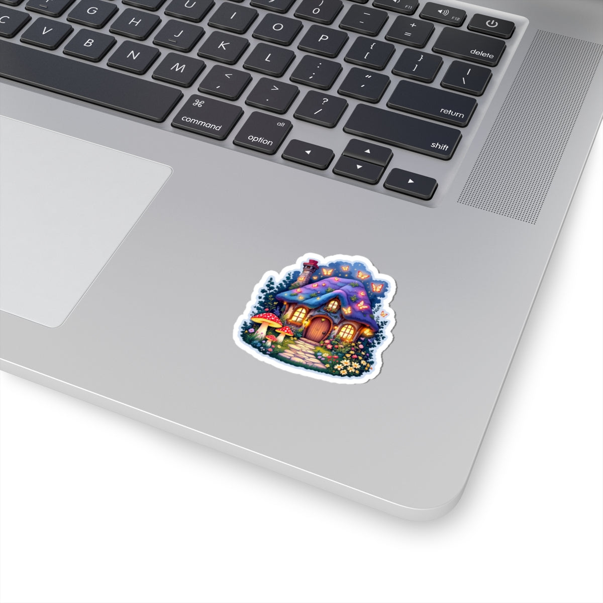 Whimsical Cottage Sticker | Kiss-Cut Design | Hippsey Creations