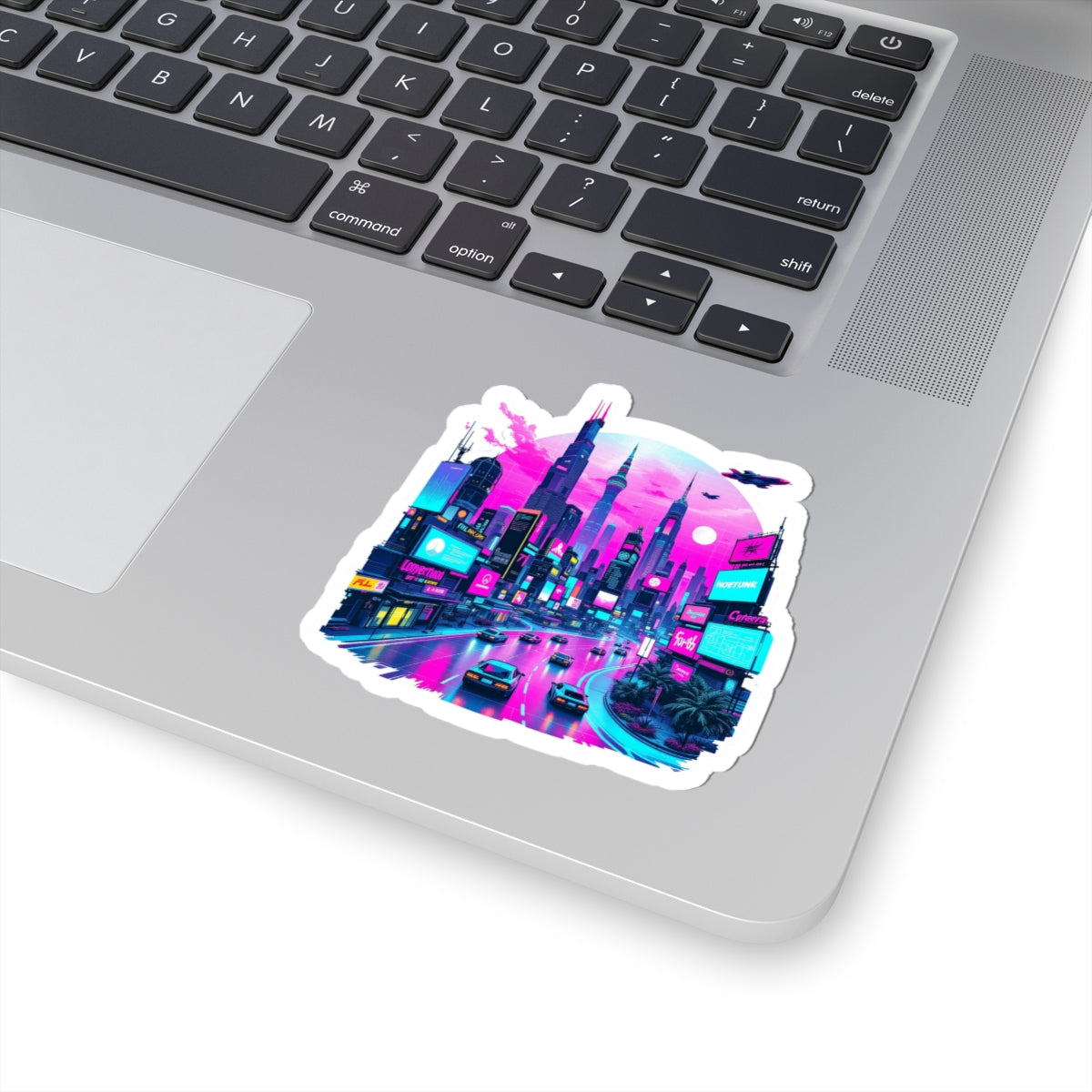 Neon Metropolis Sticker | Kiss-Cut Design | Hippsey Creations