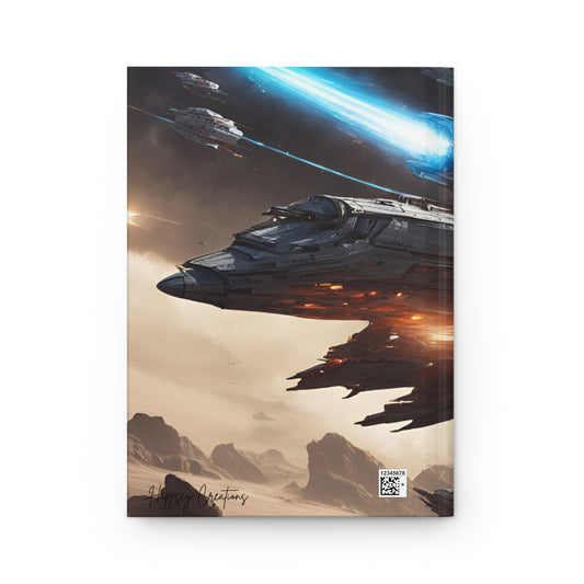 Galactic Starfleet Hardcover Journal | 5x8 150 Pages | Hippsey Creations