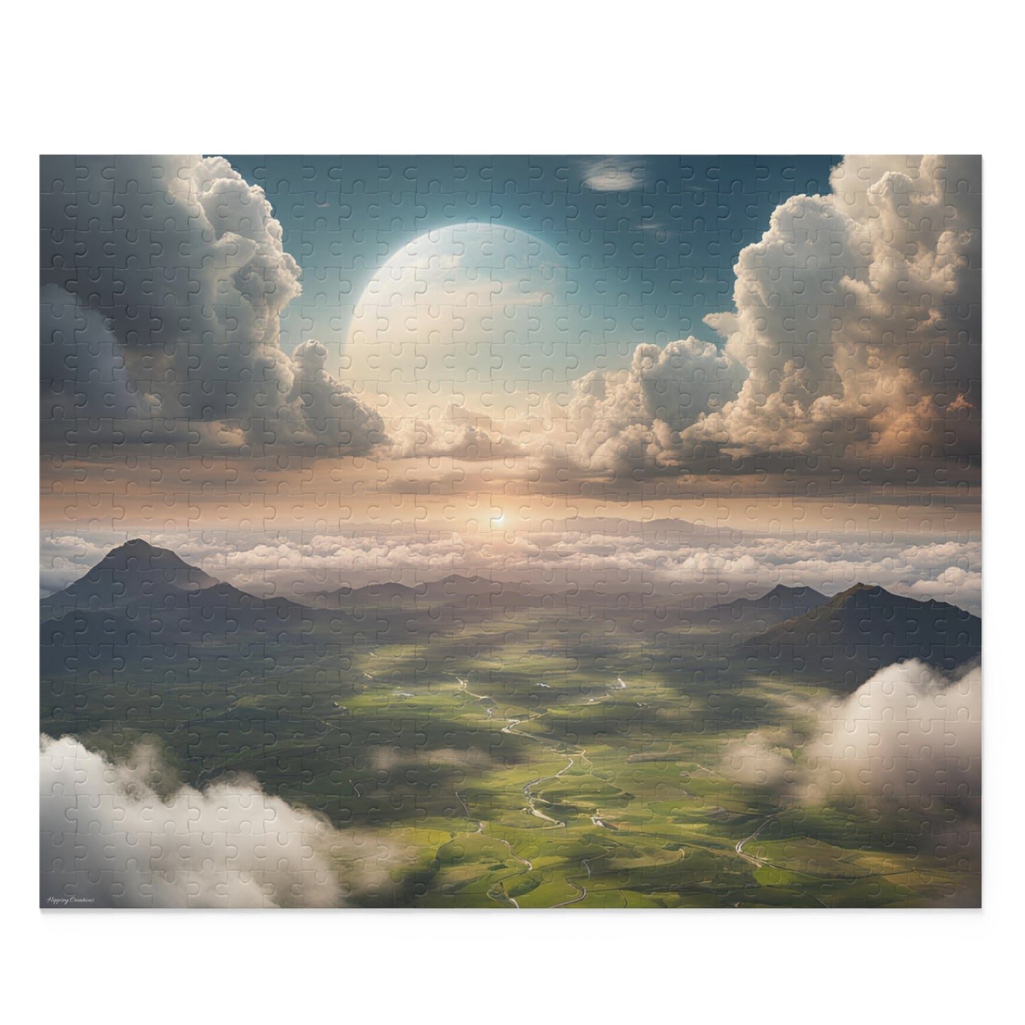 Serene Landscape Puzzle | 120-500 Pieces | Hippsey Creations