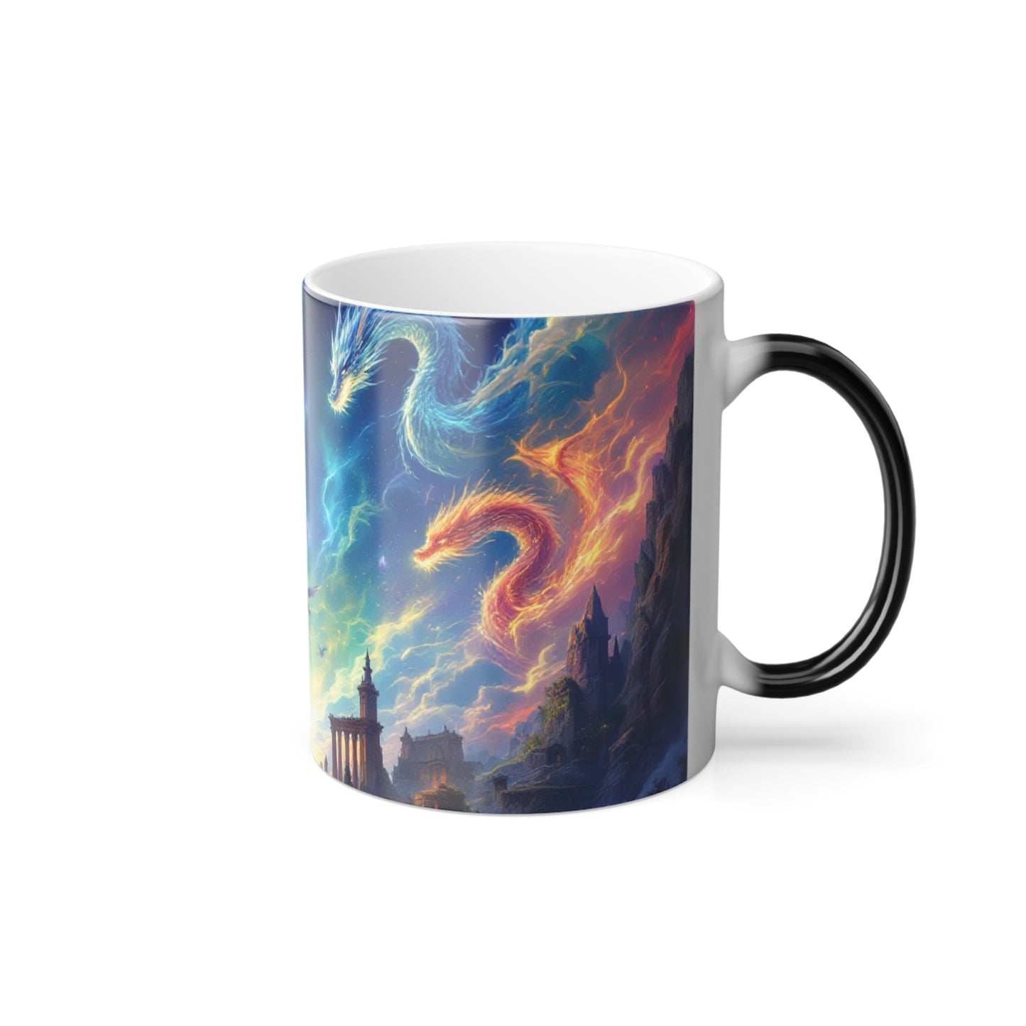 Dragon's Realm Color-Changing Mug | Enchanted Dreams Collection | Hippsey Creations