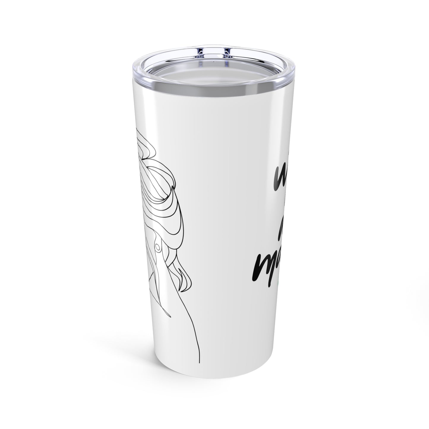 Mint Beauty Elite Wake Up and Make Up Tumbler | 20oz Stainless Steel | Hippsey Creations