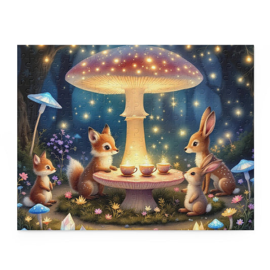 Enchanting Forest Creatures Puzzle | 120-500 Pieces | Hippsey Creations