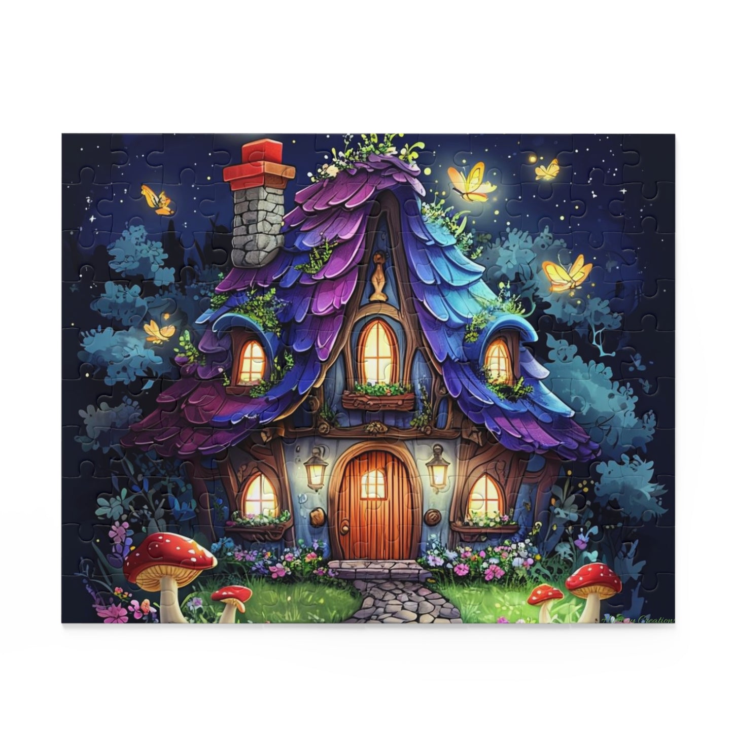 Whimsical Cottage Puzzle | 120-500 Pieces | Hippsey Creations