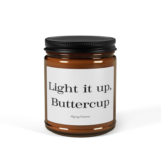 Sassy Confidence Soy Candle | 4oz & 9oz Amber Glass | Hippsey Creations