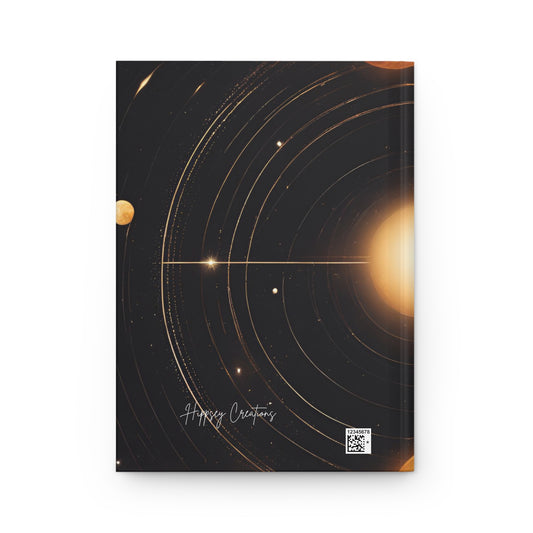 Solar Serenity Hardcover Journal - Hippsey Creations