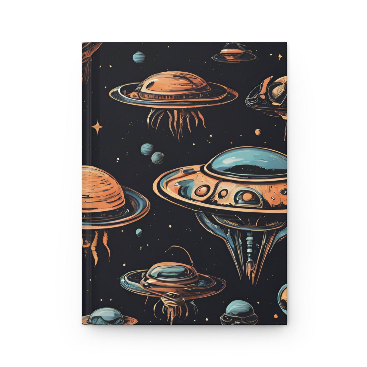 Interstellar Encounters Hardcover Journal | 5x8 150 Pages | Hippsey Creations