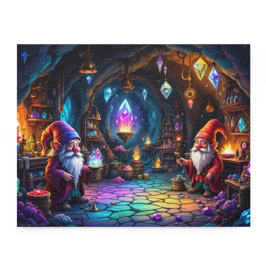 Enchanted Gnome Crystal Puzzle | 120-500 Pieces | Hippsey Creations