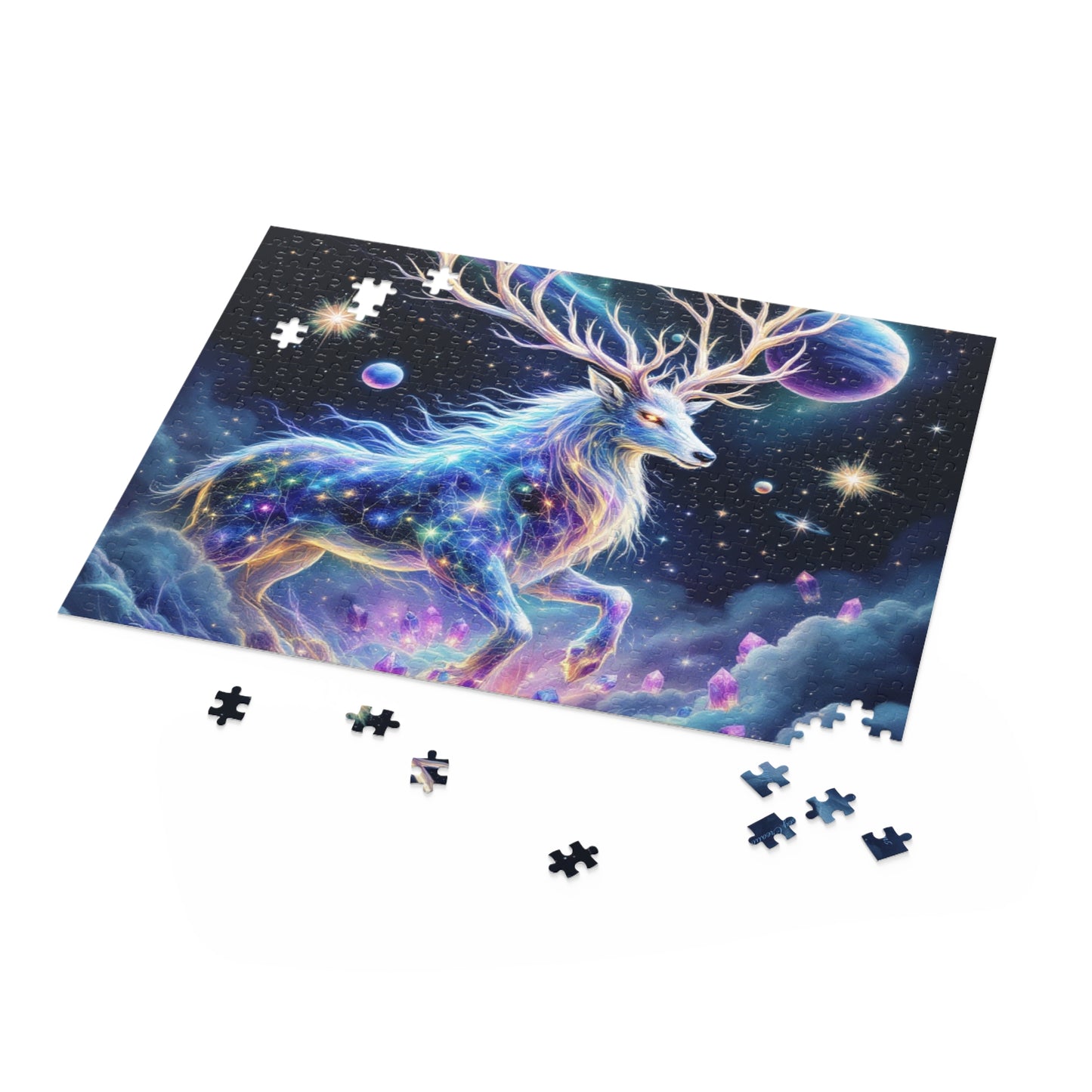 Cosmic Stag Puzzle | 120-500 Pieces | Hippsey Creations