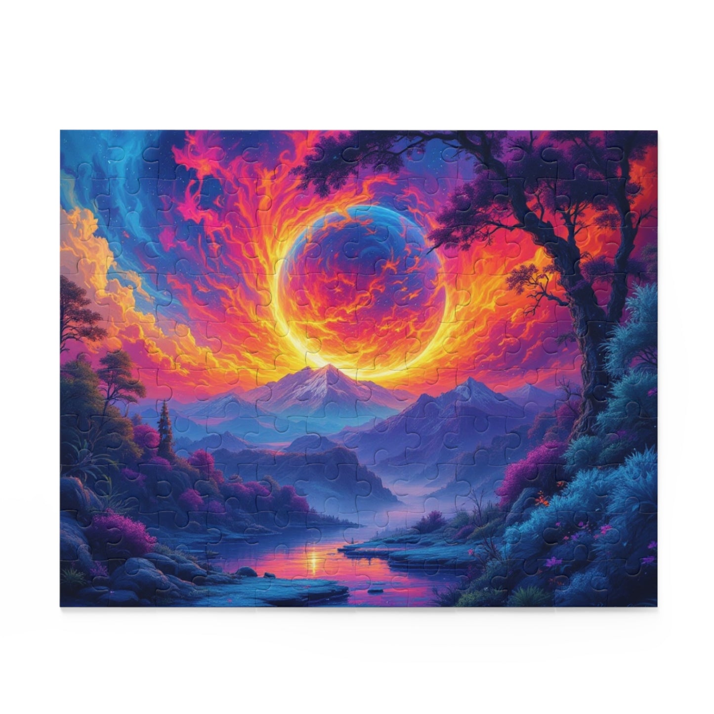 Vibrant Sunset Puzzle | 120-500 Pieces | Hippsey Creations