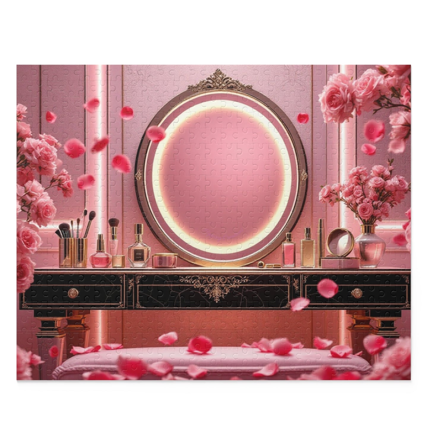 Elegant Floral Beauty Puzzle | 120-500 Pieces | Hippsey Creations