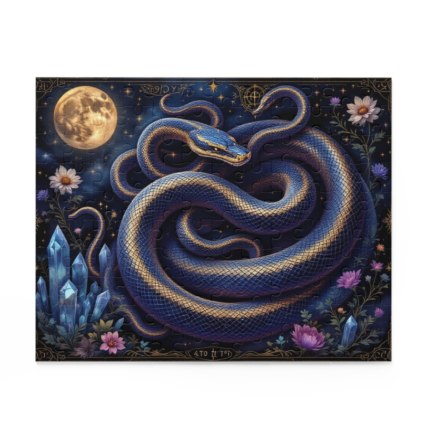 Serpentine Elegance Puzzle | 120-500 Pieces | Hippsey Creations