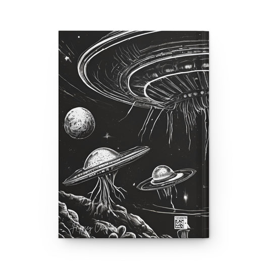 Space Syndicate Diary Hardcover Journal | 5x8 150 Pages | Hippsey Creations