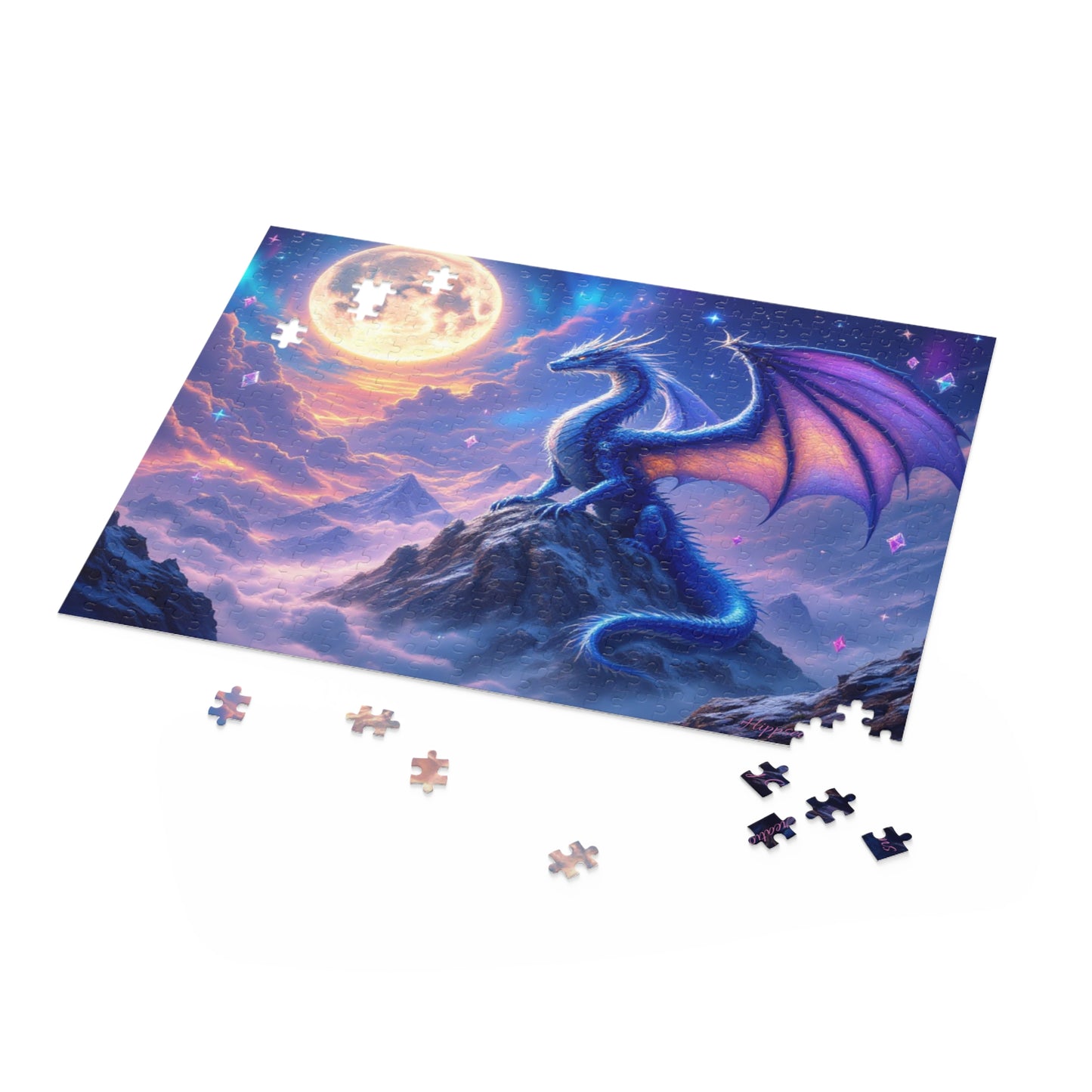 Mystical Dragon Puzzle | 120-500 Pieces | Hippsey Creations