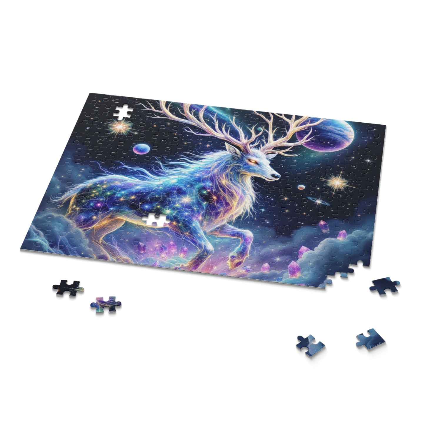 Cosmic Stag Puzzle | 120-500 Pieces | Hippsey Creations