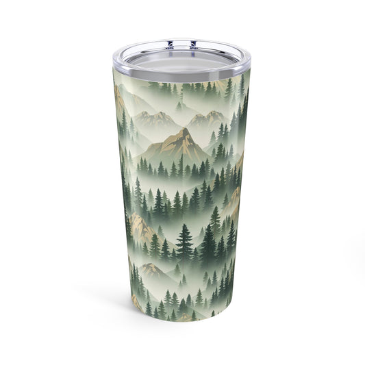 Mountain Mist Tumbler | 20oz Stainless Steel | Hippsey Creations