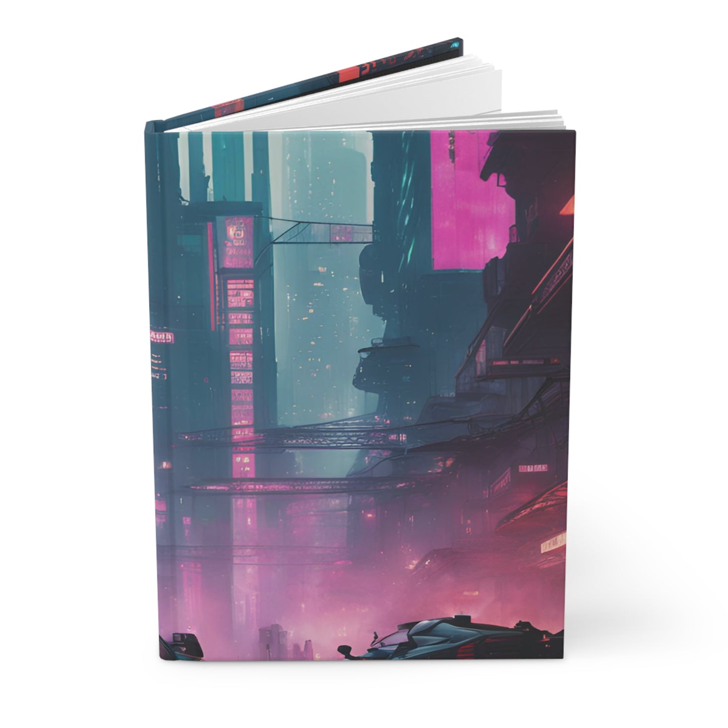 Cyberpunk Dreamscape Hardcover Journal | 5x8 150 Pages | Hippsey Creations