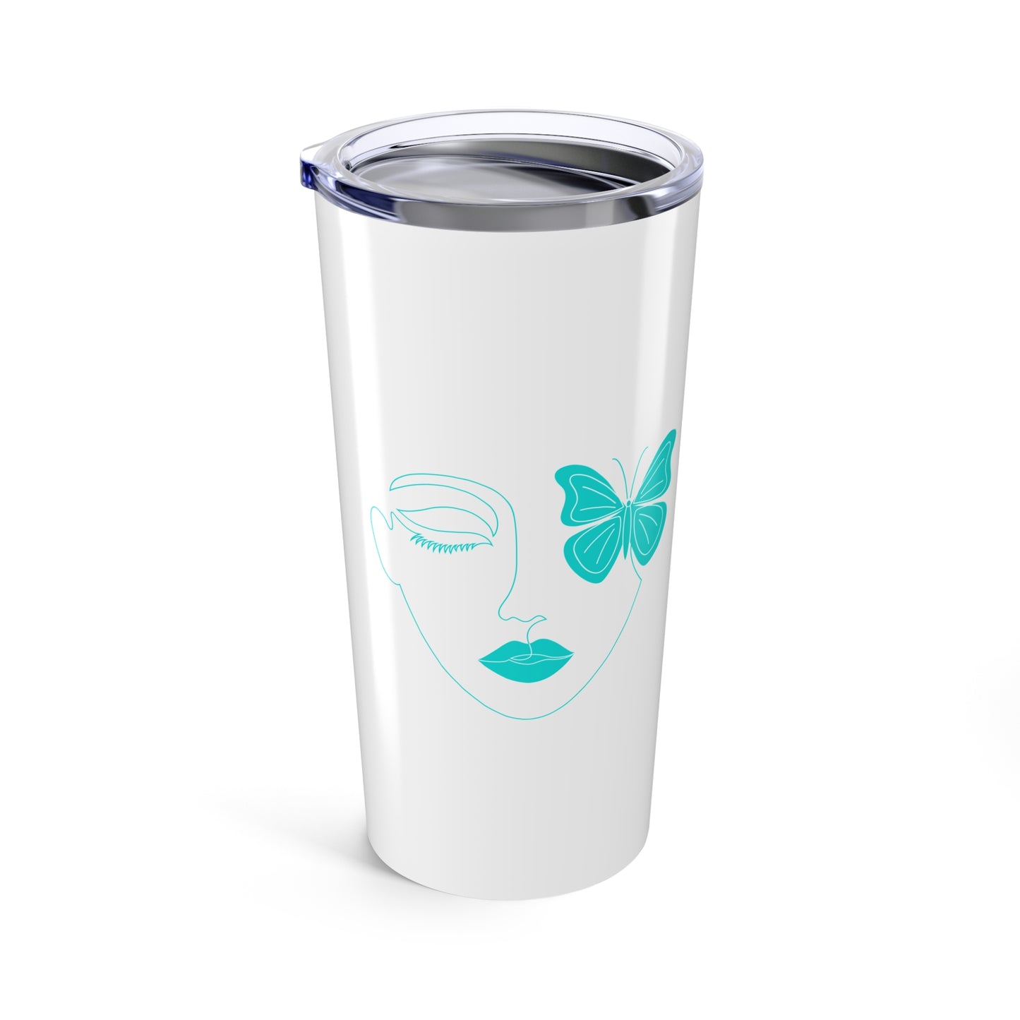 Spa Teal Luxe Goodbye Mascara Tumbler | 20oz Stainless Steel | Hippsey Creations